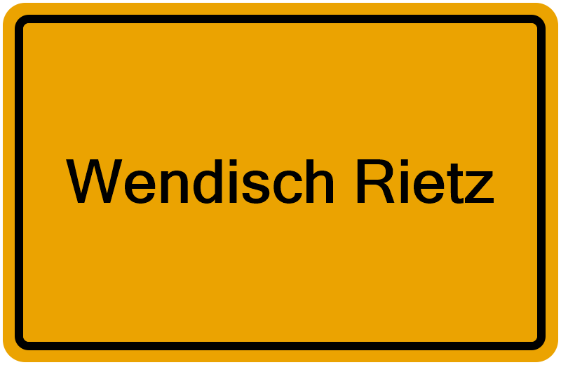 Handelsregister Wendisch Rietz
